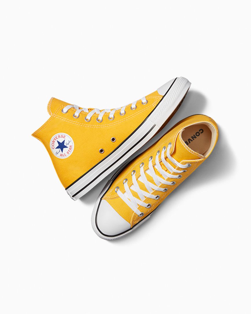 Women's Converse Chuck Taylor All Star Classic High Top Shoes Lemon | AU 06C59O